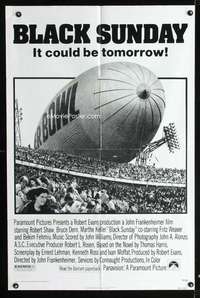 h102 BLACK SUNDAY one-sheet movie poster '77 John Frankenheimer