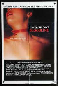h113 BLOODLINE one-sheet movie poster '79 from Sidney Sheldon's novel!
