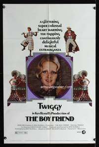 h128 BOY FRIEND one-sheet movie poster '71 sexy Twiggy, Ken Russell