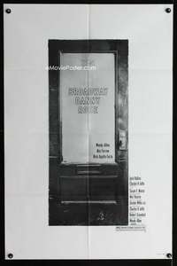 h137 BROADWAY DANNY ROSE one-sheet movie poster '84 Woody Allen, Farrow