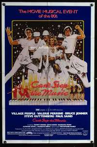 h152 CAN'T STOP THE MUSIC one-sheet movie poster '80 The Village People!