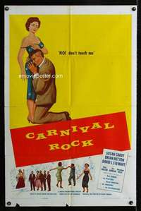 h158 CARNIVAL ROCK one-sheet movie poster '57 Bob Luman and The Shadows!