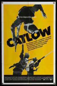 h165 CATLOW one-sheet movie poster '71 Yul Brynner, Leonard Nimoy