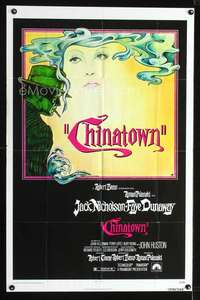 h171 CHINATOWN one-sheet movie poster '74 Jack Nicholson, Roman Polanski
