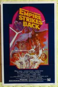 h225 EMPIRE STRIKES BACK 1sh movie poster R82 George Lucas classic!