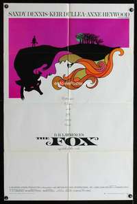 h243 FOX one-sheet movie poster '68 realy cool L & D Dillon artwork!