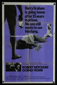 h274 GOING HOME one-sheet movie poster '71 Robert Mitchum, Brenda Vaccaro