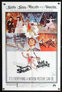 h311 HALF A SIXPENCE style B one-sheet movie poster '68 H.G. Wells, Steele