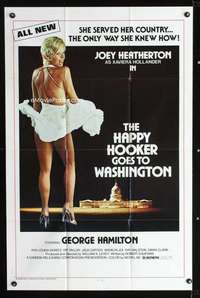 h319 HAPPY HOOKER GOES TO WASHINGTON one-sheet movie poster '77 sexy!