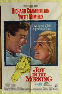 h354 JOY IN THE MORNING one-sheet movie poster '65 Chamberlain, Mimeux
