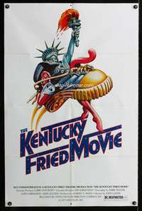 h361 KENTUCKY FRIED MOVIE one-sheet movie poster '77 wacky John Landis!