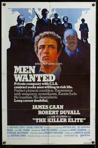 h365 KILLER ELITE one-sheet movie poster '75 James Caan, Sam Peckinpah