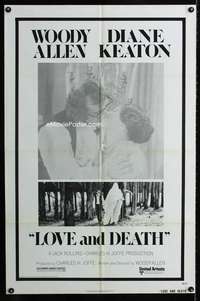 h402 LOVE & DEATH style A one-sheet movie poster 75 Woody Allen,Diane Keaton