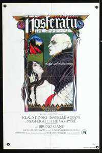 h523 NOSFERATU THE VAMPYRE one-sheet movie poster '79 Herzog, Palladini art