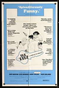h573 RITZ one-sheet movie poster '76 great Al Hirschfeld line drawings!