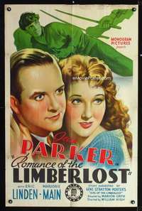 h584 ROMANCE OF THE LIMBERLOST one-sheet movie poster '38 Jean Parker