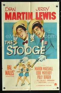h636 STOOGE one-sheet movie poster '52 Dean Martin & Jerry Lewis!