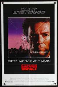 h649 SUDDEN IMPACT one-sheet movie poster '83 Clint Eastwood, Dirty Harry