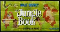 k010 JUNGLE BOOK 30-sheet movie poster '67 Kipling, Disney classic!