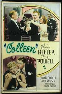k059 COLLEEN Forty by Sixty movie poster '36Dick Powell,Keeler,Joan Blondell