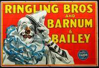k011 RINGLING BROS & BARNUM & BAILEY CIRCUS circus 9-sheet movie poster '45