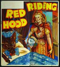 k048 RED RIDING HOOD stage play English six-sheet movie poster '30s cool!