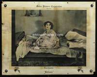 k086 BILLIONS half-sheet movie poster '20 Alla Nazimova close up in bed!