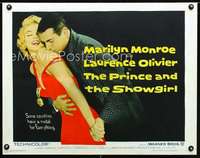 k094 PRINCE & THE SHOWGIRL half-sheet movie poster '57 Marilyn Monroe
