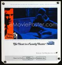 k150 HEART IS A LONELY HUNTER special window card movie poster '68 Alan Arkin