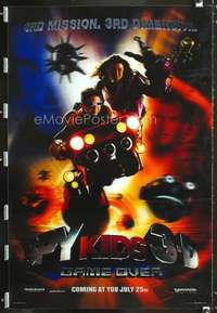 k081 SPY KIDS 3-D heavy advance lenticular movie poster '03