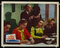 m218 13th LETTER movie lobby card #4 '51 Otto Preminger, Linda Darnell