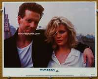m225 9 1/2 WEEKS movie lobby card #1 '86 Mickey Rourke, Kim Basinger