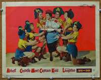 m226 ABBOTT & COSTELLO MEET CAPTAIN KIDD movie lobby card #5 '53