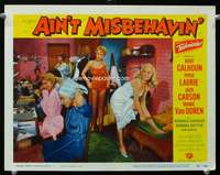 m229 AIN'T MISBEHAVIN' movie lobby card #3 '55 Piper Laurie, Van Doren