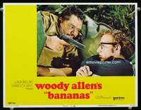 m248 BANANAS movie lobby card #6 '71 Woody Allen held at gunpoint!