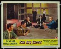 m265 BIG CLOCK movie lobby card #8 '48 Ray Milland, Charles Laughton