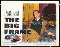 m266 BIG FRAME movie lobby card #7 '53 Mark Stevens knocked down!