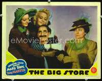 m014 BIG STORE movie lobby card '41 Groucho Marx, Margaret Dumont