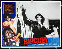 m274 BLACULA movie lobby card #7 '72 vampire William Marshall c/u!