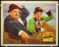m004 BULLFIGHTERS movie lobby card '45 Stan Laurel & Oliver Hardy!