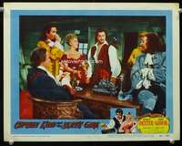 m305 CAPTAIN KIDD & THE SLAVE GIRL movie lobby card #4 '54 Tony Dexter