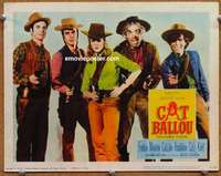 m311 CAT BALLOU movie lobby card '65 best image of Jane Fonda & cast!