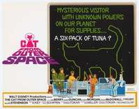 m039 CAT FROM OUTER SPACE movie title lobby card '78 Walt Disney sci-fi!