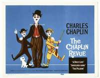 m041 CHAPLIN REVUE movie title lobby card '60 Charlie compilation, cool!