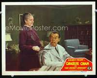 m315 CHARLIE CHAN IN THE SECRET SERVICE movie lobby card '43 Toler