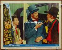 m333 CURTAIN CALL AT CACTUS CREEK movie lobby card #2 '50Vincent Price