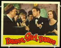 m335 DANCE GIRL DANCE movie lobby card '40 Maureen O'Hara, Lucy Ball