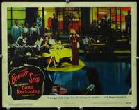 m342 DEAD RECKONING movie lobby card #8 '47 Humphrey Bogart, Scott