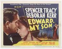 m057 EDWARD MY SON movie title lobby card '49 Spencer Tracy, Deborah Kerr