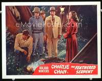 m368 FEATHERED SERPENT movie lobby card '48 Winters as Charlie Chan!